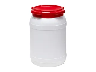 Dekselvat Met Grote Vulopening Pe 274x418mm Inhoud 20 liter Ø 204mm - 1