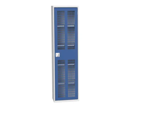 universele kast,HxBxD 2000x525x350mm,4xStalen bodem,draaigrendelslot
