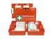 mallette de secours,DIN 13157,ABS orange,av. support mural