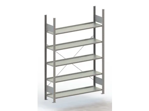 Inhaakstelling basisveld HxBxD 1850x1306x336mm 5legborden vaklast 80kg