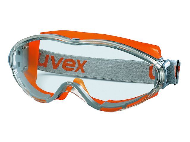 Veiligheidsbril Ultrasonic 9302 Oranje Grijs Polycarbonaat Blank | VeiligheidsbrillenOnline.nl