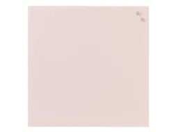 Glasmagneetbord Naga 45x45cm poeder roze