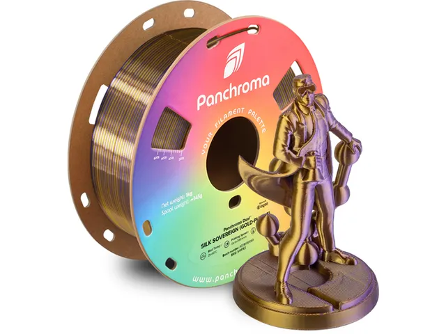PLA Dual Silk 1,75mm goud-paars 1kg Panchroma 3D Filament