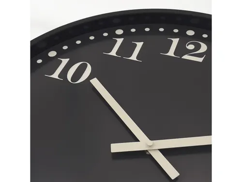Wandklok NeXtime Dickens Large 50 cm zwart