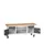 werkbank,HxBxD 830x2000x600mm,multiplexblad,uitrusting: 2laden,2kasten