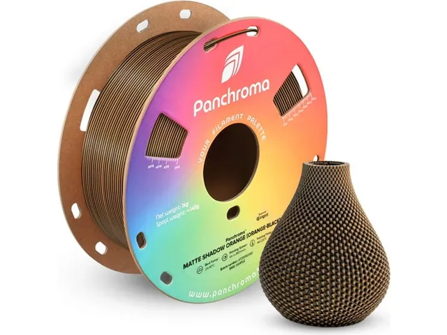 PLA Dual Matte 1,75mm oranje-zwart 1kg Panchroma 3D Filament