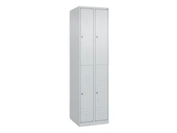 dubbeldekse locker,HxBxD 1850x500x500mm,2x2vak.,vak B 250mm