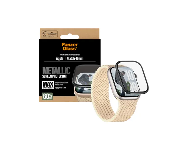 PanzerGlass Screen Protector Metallic Apple Watch Series 11 | 10 |