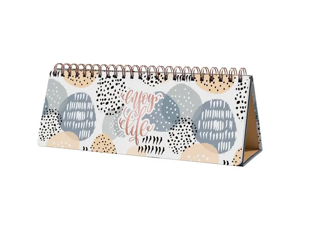 Weekplanner Inspire A4 liggend met GRATIS bureauonderlegger Rose Inspi