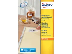 etiket Avery ILK 99,1x42,3mm wit NP 25 vel 12 etiketten per vel