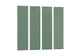 Panneau mural acoustique Feutre PET 30x120cm Vert pétrole 4pcs