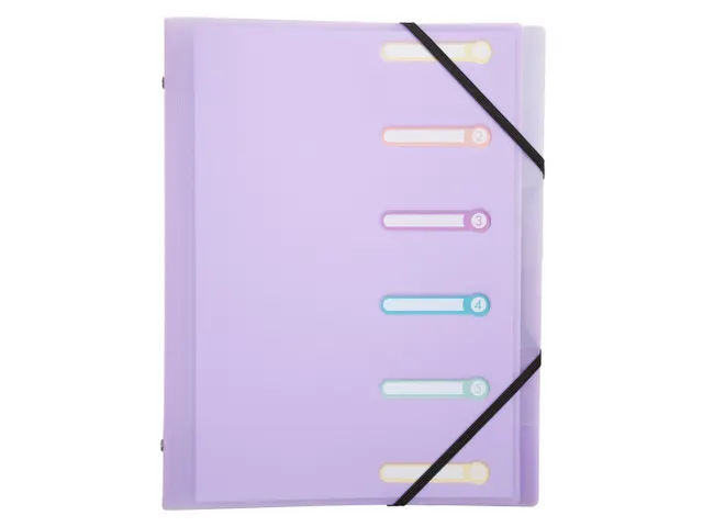 Sorteermap PP Chroma line 3klep 6v pastel