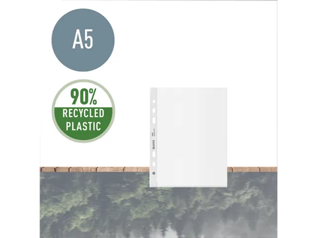 Recycle geperforeerde showtas, A5, 100 micron