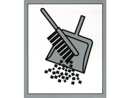 Pictogram Stickers Voor Afvalverzamelaar 6 Symbolen