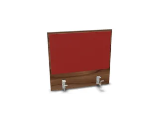 opzetpaneel bureau aanbouw achter NP-tiepolo nut BN4011-rood 600mm - 1