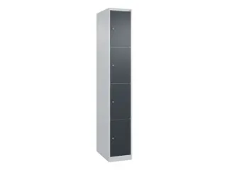 lockerkast,HxBxD 1850x300x500mm,1x4vakken,vak B 300mm,cil.-slot - 1