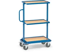 Bijzetwagens 32901 200kg 3 Etages Hout 605x405mm Ral5007