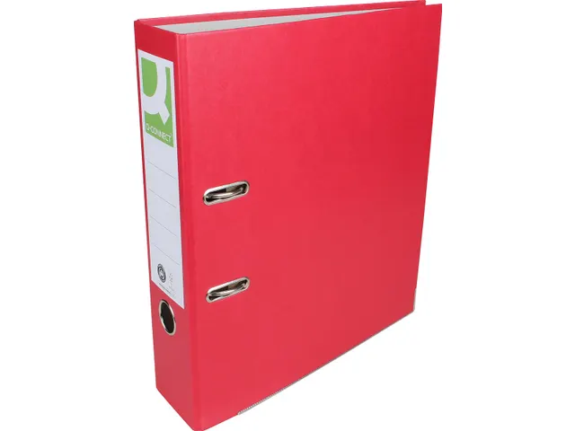 Q-Connect ordner A4 uit Recycolor papier 80mm Rood