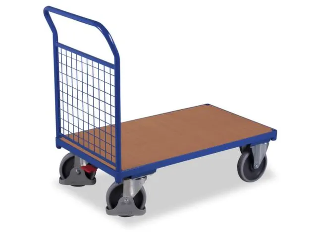 Platformwagen 400kg Laadvlak 880x500mm 1 Gaaskopwand Ral 5010