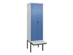 locker voor scheiding van kleding,HxBxD 2120x600x815mm,2vak