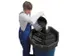 trechter,v. 200l vat,HxØ 190x690mm,m. uitsparing v. vulstandmeter,HDP