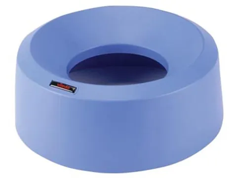 Iris Round open deksel blauw