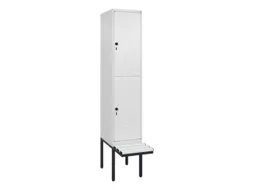 Dubbeldekse dekenkist,HxBxD 2120x400x815mm,1x2vak.,vak B 400mm