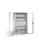 werkplaatskast HxBxD 1950x1200x500mm 3xStalen bodem 3laden slot