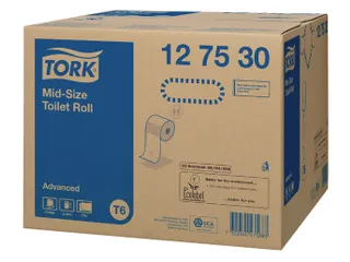 Toiletpapier Tork T6 127530 2-laags Advanced 100m 27 Rollen - 4