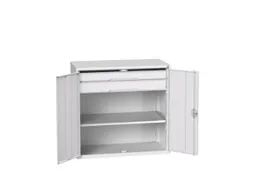 universele kast,HxBxD 1000x1050x550mm,1xStalen bodem,2lade(n)