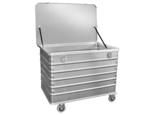 Bakwagens Aluminium Deksel En Cilinderslot 250kg 835x1030x670mm