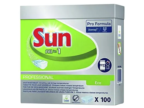 Vaatwastabletten Sun Pro Formula All-in-one Eco 100 stuks