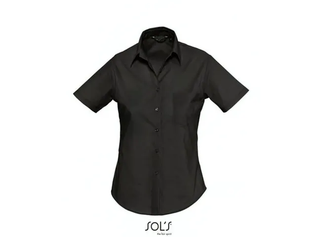 Sol'S L620 dames hemd voor SLS, zwart, maat 3XL, per stuk