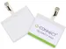 Badge Met Clip 60x90mm Incl. Personaliseerbaar Insteekkaart 25 Stuks