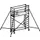 rolsteiger,reik H 4,4m,steiger H 3,64m,1platform(s),m. luik