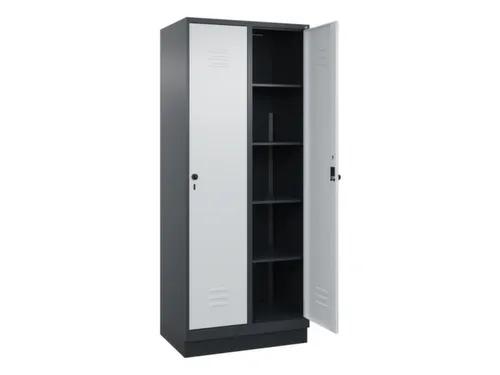wasgoedverdeelkast,HxBxD 1950x800x500mm,vak B 400mm,draaigrendel