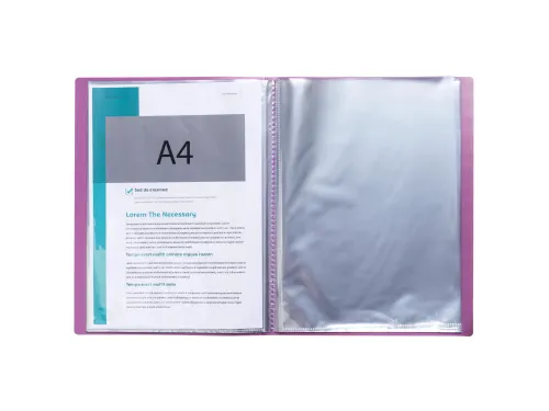 Porte-vues A4 40 vue s PP Pop'Nco assort.
