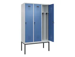 locker voor scheiding van kleding,HxBxD 2120x1200x500mm,3vak