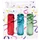 Cadeauversierset 3 rollen lint en 9 strikken assorti