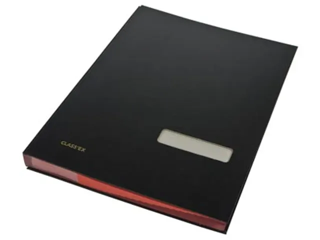 Class'ex handtekenmap zwart 20 vakken