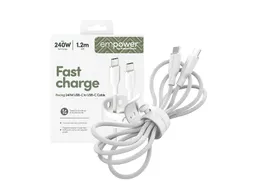 PanzerGlass empower by Racing 240W USB-C to USB-C Cable | USB 2.