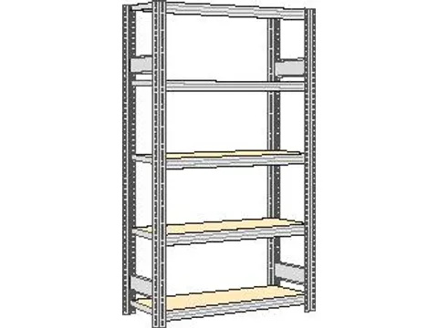 magazijnstelling,grondveld,HxBxD 2000x1341x326mm,vakl. 250kg