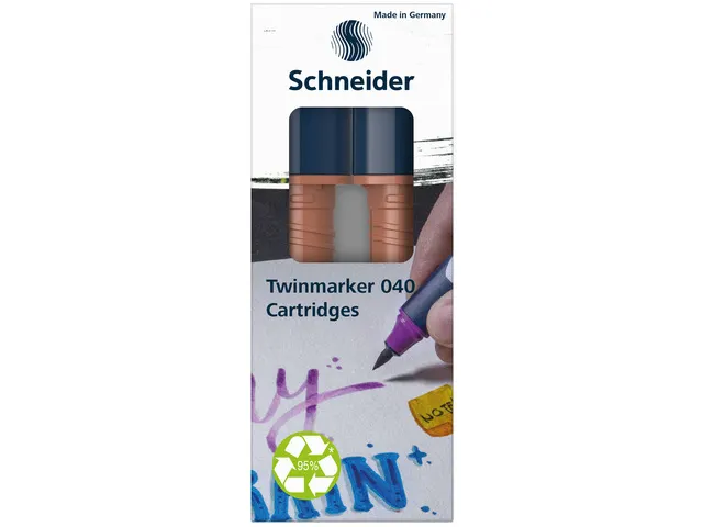 Twinmarker Schneider cartridge Paint-It 040 bruin 083