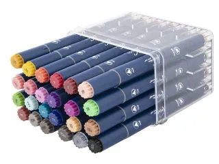 Alcoholmarker Nassau Arts duopunt 24 stuks assorti - 4