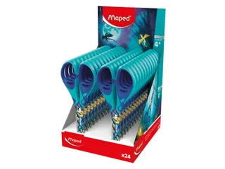 Schaar Maped Dragon 13cm display à 24 stuks blauw - 2