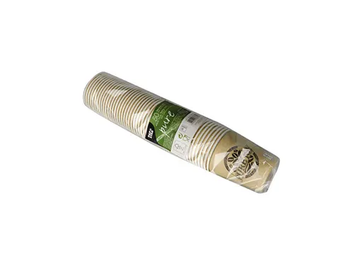 Papstar Pure Joy Drinkbekers 200 ml uit Karton Ø8x9,2cm Crème 50 st.