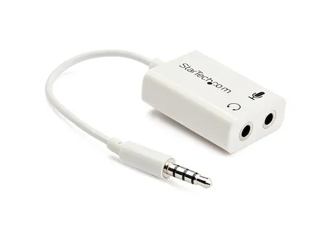 Headset Splitter 3,5 mm 4-positie naar 2x 3-positie 3,5 mm M/F