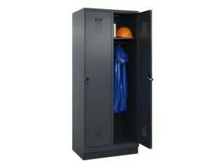 locker,HxBxD 1950x800x500mm,2vak,vak B 400mm,draaigrendel,sokkel - 1
