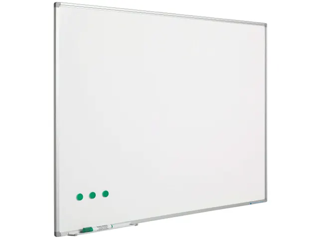Smit Visual whiteboard 30x45cm softline 8mm alu-profiel emaille