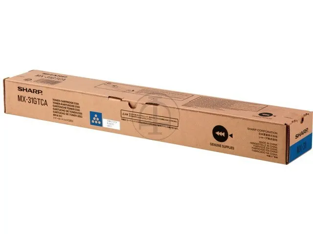 Tonercartridge Sharp Mx 31 Gtca Cyaan
